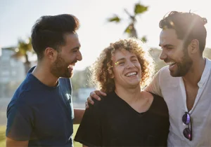 a friend group is proud of their loved ones drug addiction treatment and recovery